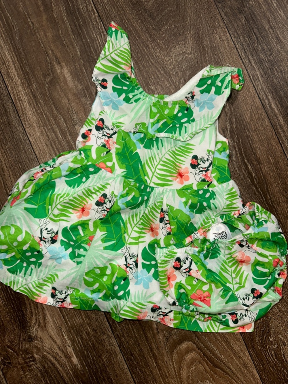 Tropical Minnie Mouse Dress and Bloomers